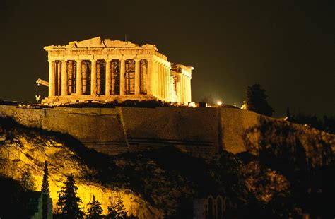 Acropolis At Night Seen From Filopappou Photograph by Lonely Planet ...