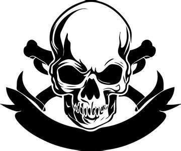 Premium Vector | Danger sign tattoo design