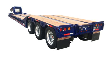 Talbert 55CC-RP trailer made to haul road equipment