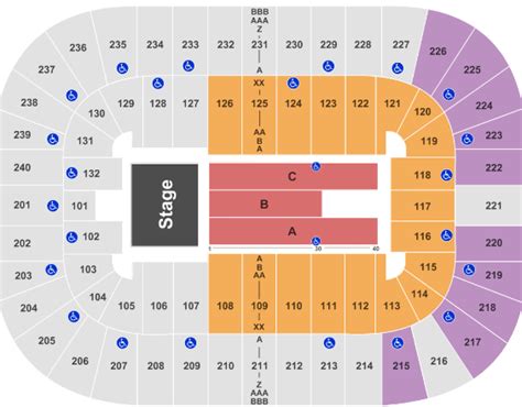 Tanger Center Greensboro Seating Chart