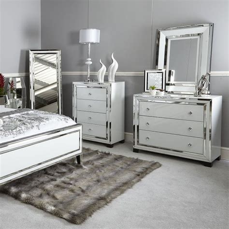 Glass Mirror Bedroom Set - Glass Designs