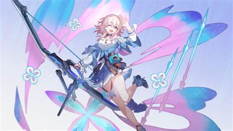 I animated March 7th splash art : r/HonkaiStarRail