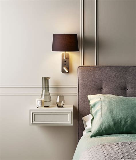 Bedside Reading Light with Adjustable LED Spot | Bedside wall lights ...