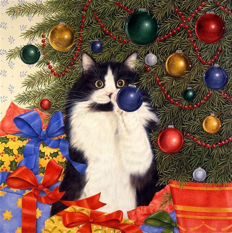 Anne Mortimer (b.1958) — Ready a for Trouble (898x900) | Christmas ...