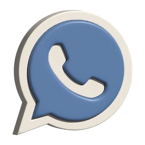 2d icon of whatsapp logo 21599338 PNG