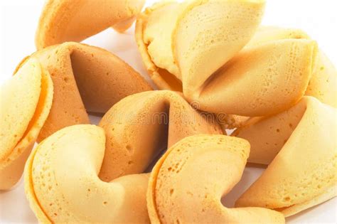 Many Chinese Fortune Cookie Closeup Stock Image - Image of lottery ...