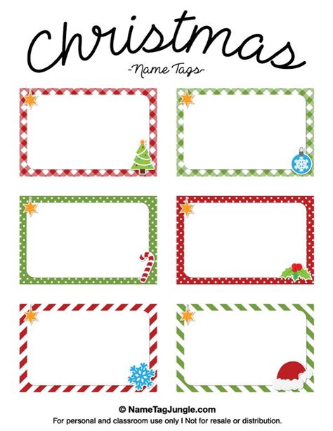 101 Free Printable Christmas Tags You Can Print At Home (2024)- So ...