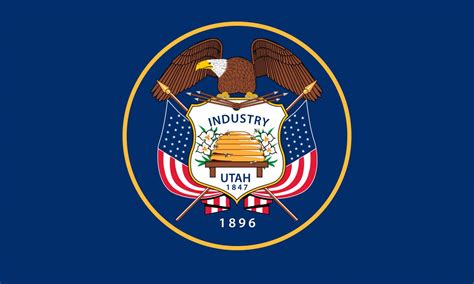 Flag of Utah image and meaning Utah flag - Country flags