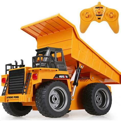 Aliexpress.com : Buy 1:18 2.4G 6CH Remote Control Alloy Dump Truck RC ...