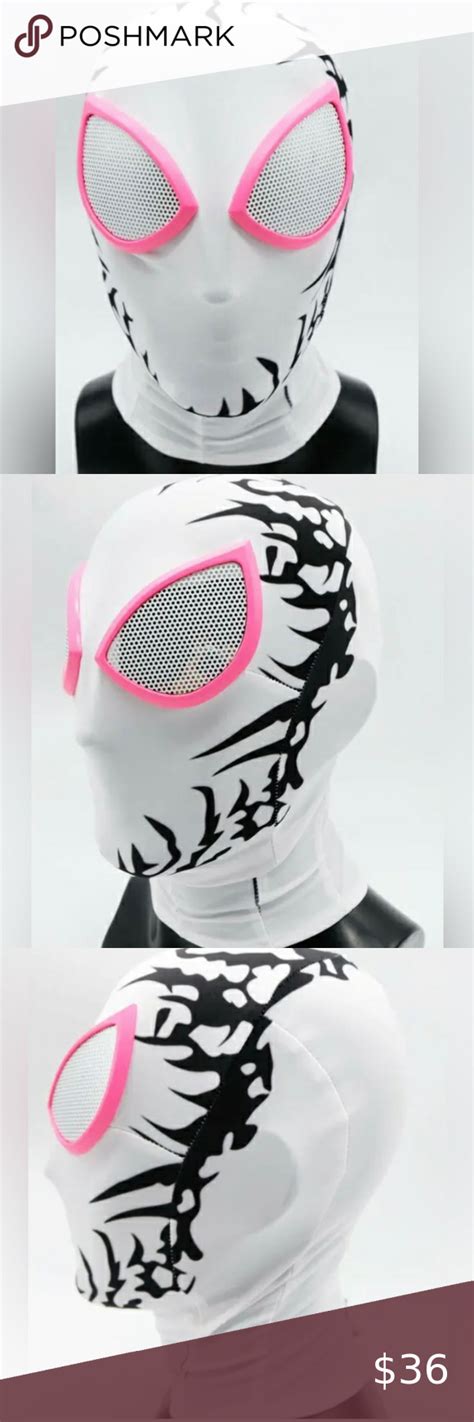 Venom Spider Mask Gwen Stacy Cosplay Party Mask Gwen Stacy, Mask Party ...