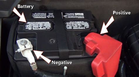 Positive And Negative Sides Of A Battery