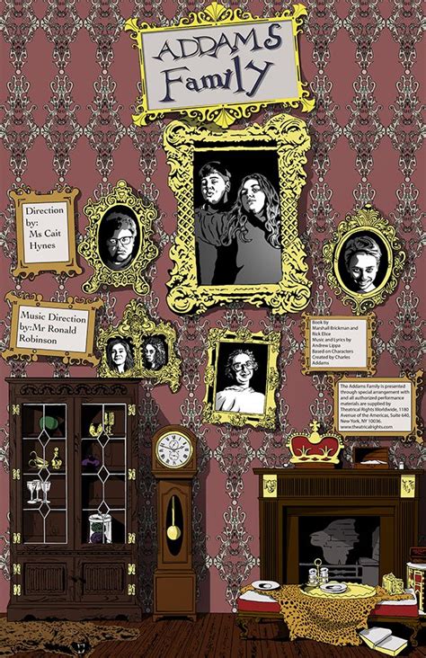 Addams Family Poster | Addams family poster, Family poster, Addams family