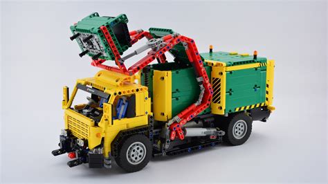 [MOC] Lego Technic Front Loaded RC Garbage Truck - YouTube