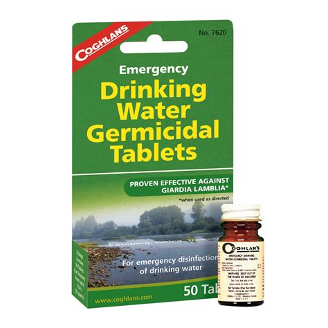 Water Purification Tablets, 1-Step