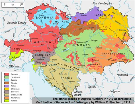 Hungary Map Pre Ww1