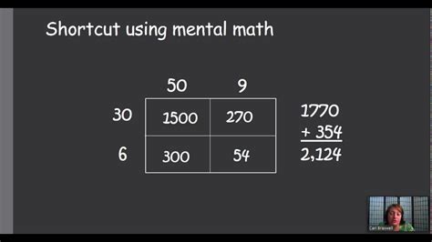 Multiplication using Rectangular Array Model - YouTube