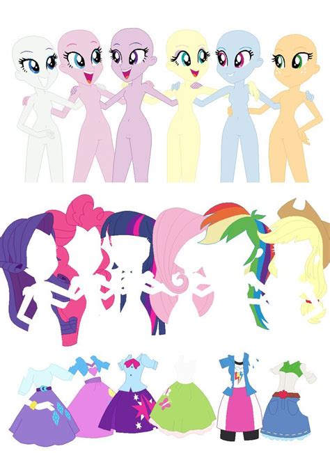 Equestria Girls Arm in Arm Base by SelenaEde.deviantart.com on ...