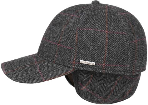 Stetson Kinty Wool Cap with Ear Flaps Men |: Amazon.ca: Clothing ...