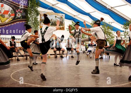 Schuhplattler, Bavarian folklore, folk dance, Ruhpolding, Chiemgau ...