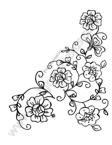 Free 258 Flower Corner Border Svg Free SVG PNG EPS DXF File