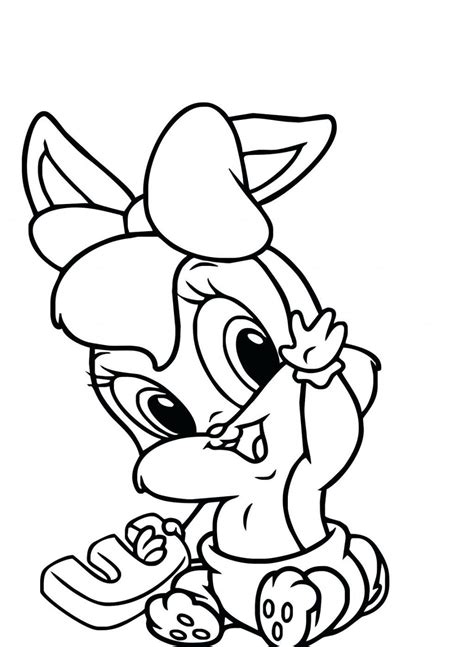 Baby Looney Tunes Tweety Coloring Pages at GetColorings.com | Free ...