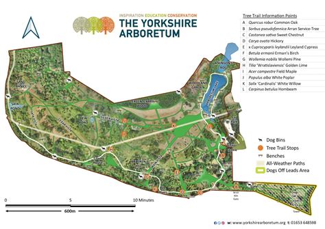 Arboretum Map — Yorkshire Arboretum