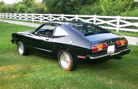 Black 1976 Mach 1 Shadow Ford Mustang II Hatchback - MustangAttitude ...