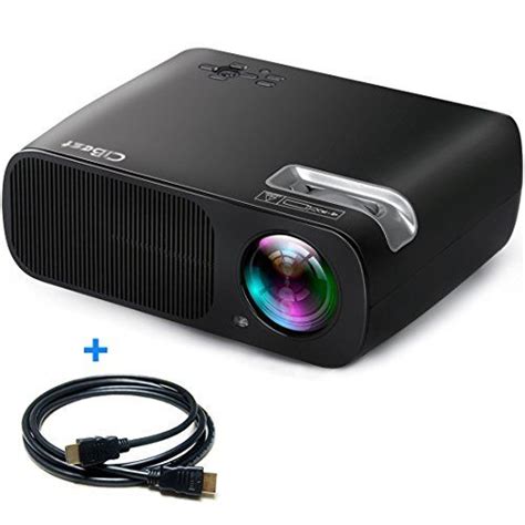 CiBest Video Projector 2600 Lumens Portable 1080p Max 200 Big Screen ...