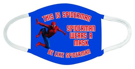 Spider-Man Face mask | Face mask, Unique masks, Male face