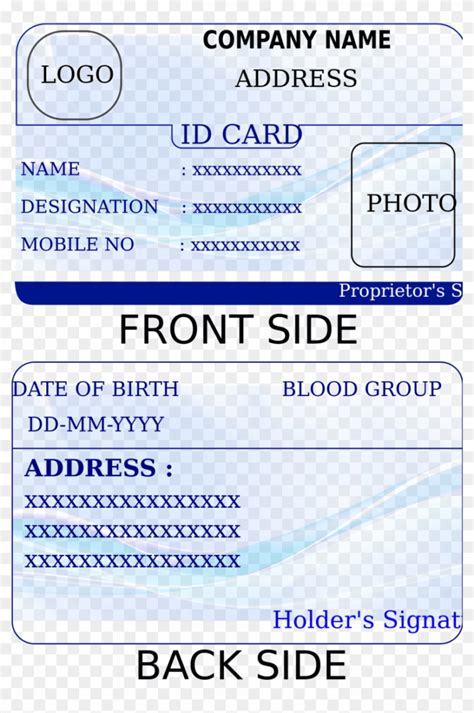 Free Printable Id Cards