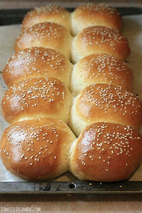 Homemade Hamburger Buns - How to make your own soft, fluffy buns.