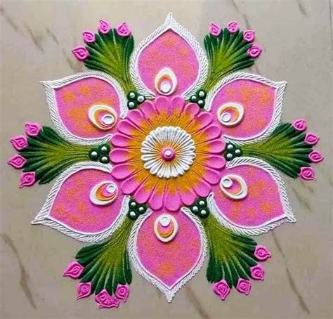 Rangoli Design Images For Diwali | Big rangoli designs, Rangoli designs ...