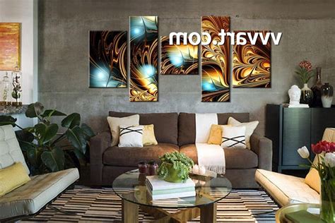 15 The Best Abstract Living Room Wall Art