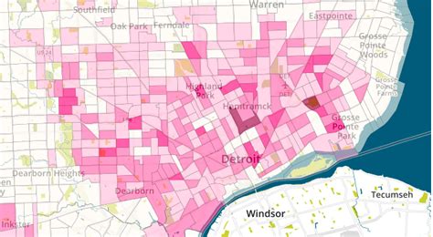 Where is Poverty in Metro Detroit? [Map] - WDET 101.9 FM