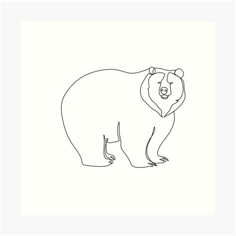 Minimalist Drawing, Minimalist Tattoo, Minimalist Art, Bear Sketch ...