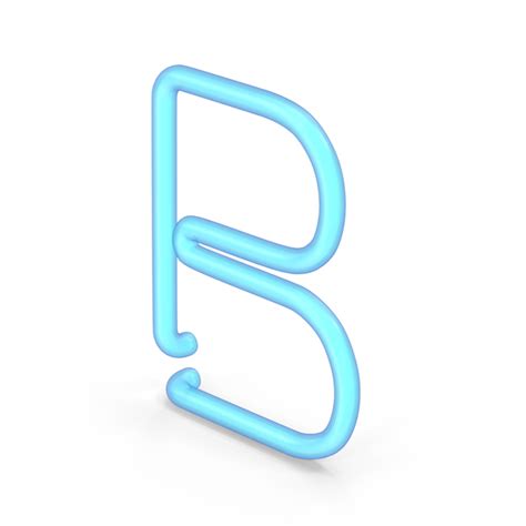 Neon Letter B PNG Images & PSDs for Download | PixelSquid - S112983755