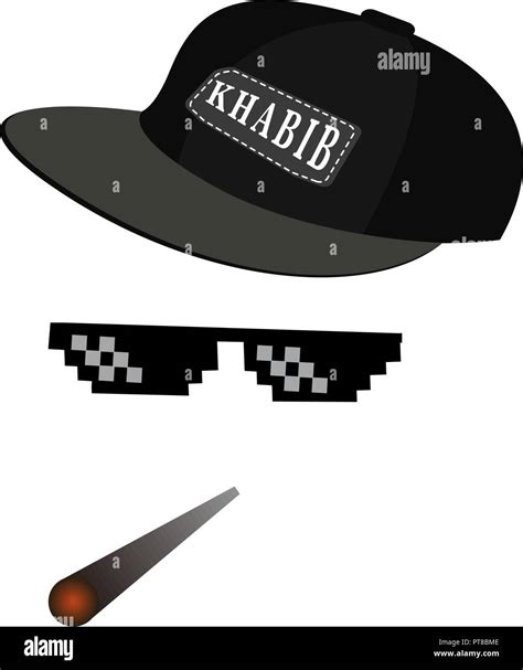 glasses pixel vector icon. Pixel Art Glasses of Thug Life Meme and ...