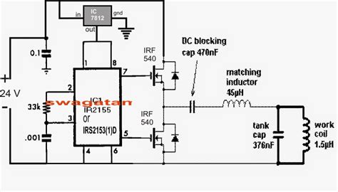 Induction Heater Practical Diagram Circuit