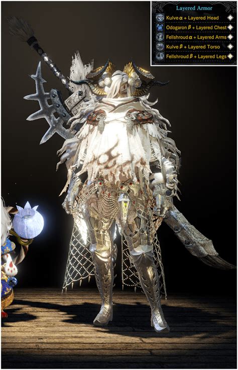 All the layered armor sets that I've used in MHW for my character. I ...