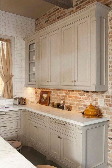 7 Best Whitewash brick backsplash images in 2020 | Brick backsplash ...