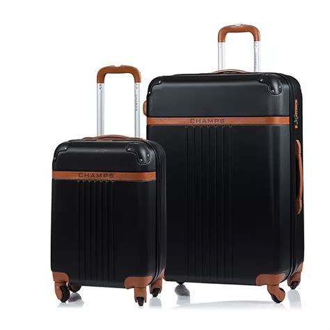 Champs Vintage Collection 2-Piece Hardside Spinner Luggage Set