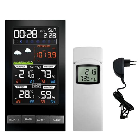 Aliexpress.com : Buy Wireless Weather Station Barometer Indoor Outdoor ...