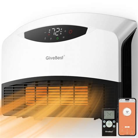 GiveBest 1500W WiFi Electric Floor/Wall Mount Heater - Remote Control