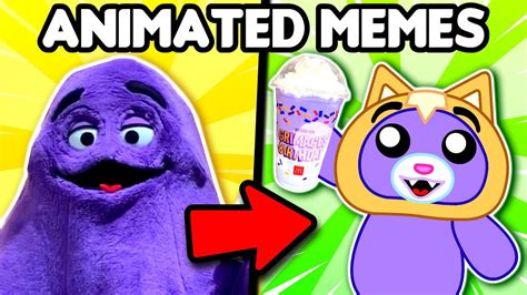 FUNNIEST LANKYBOX ANIMATED MEMES (ft. GRIMACE, RAINBOW FRIENDS, GARTEN ...