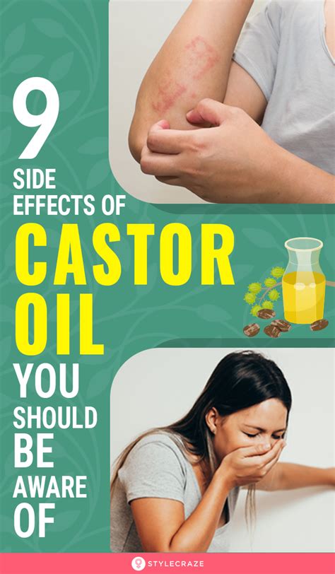 9 Side Effects Of Castor Oil You Should Be Aware Of | Castor oil, Side ...