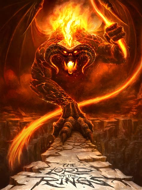 ArtStation - The Balrog of Morgoth, James Bousema