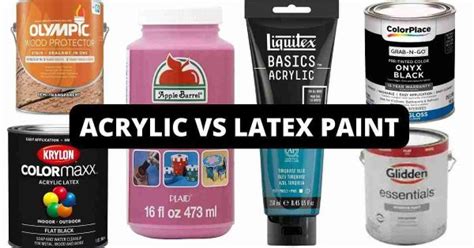 What's The Difference Between Acrylic and Latex Paint? Explained ...