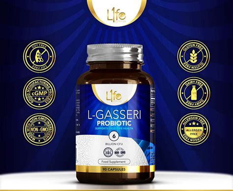 LN Lactobacillus Gasseri Probiotic Tablets | 90 Vegan Probiotics, 6 ...