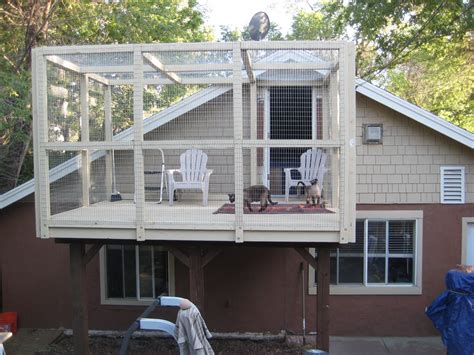 Movin on up to a deluxe catio in the sky... this with more of a sunroom ...