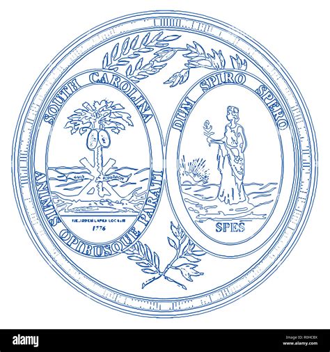 South carolina state seal hi-res stock photography and images - Alamy